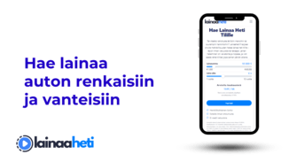 Hae lainaa auton renkaisiin ja vanteisiin