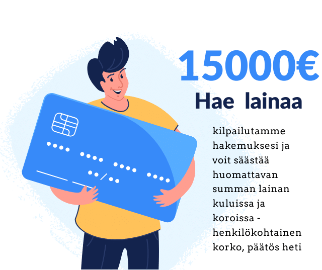 Lainaa 15000 euroa