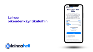 Lainaa oikeudenkäyntikuluihin