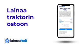 Lainaa traktorin ostoon